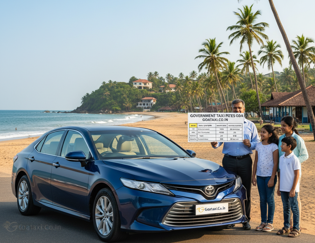 Government taxi rates in Goa