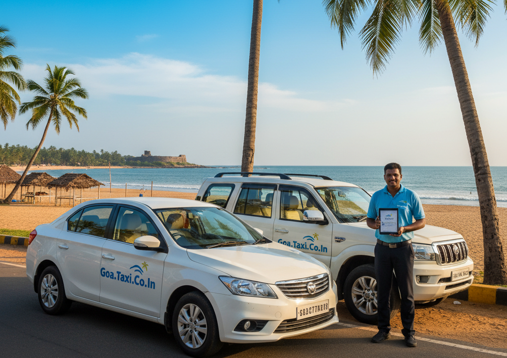 Per day taxi charges in goa with driver